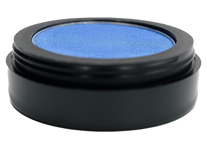 Tropical Classic Blue Shimmering Pressed Powder Single Vegan Eyeshadow; Talc, Paraben & Cruelty Free