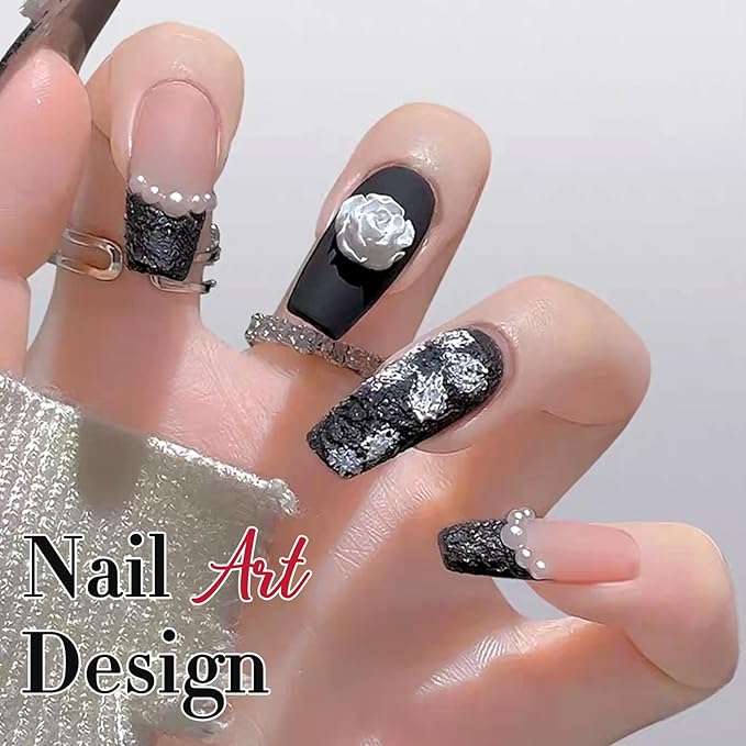 Double Rhythm 3D Nail Gel Solid Sculpting Gel for Nail Art Non-Sticky Hard Gel for Building Carving Molding Nail Extension Soak Off UV/LED Salon Home DIY 0.5 Oz (Gypsum Black)