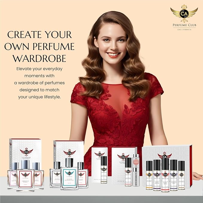 CA Perfume Impression of Cashmere Mist For Women Replica Fragrance Body Oil Dupes Alcohol-Free Roll-On 0.3 Fl Oz/10ml