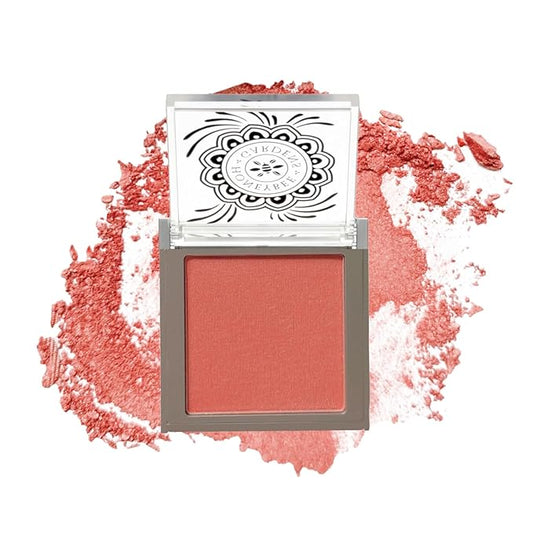 Honeybee Gardens Complexion Perfecting Blush in Euphoria, Cool Peachy Pink, Vegan & Gluten-Free, 8.5g