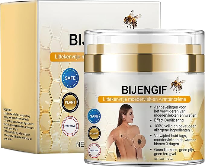 Bee venom cream for removing