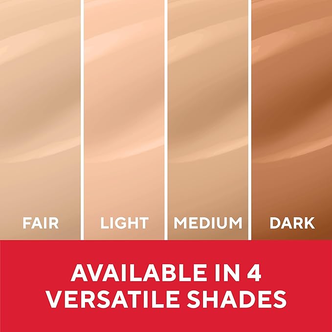 Mirabella Defense CC Creme Full Coverage Foundation with SPF 20, CC Cream Foundation with Sunscreen & Hyaluronic Acid, Oil Control with Salicylic Acid - Light