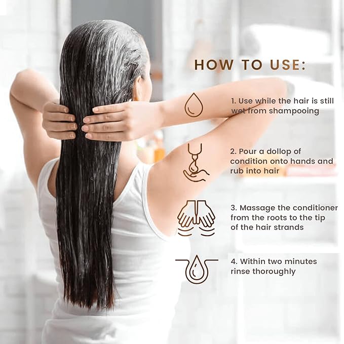 MGA Vegan Hair Conditioner - Organic Formula with Tea Tree for Healthy Hair | Hair Care Product with Natural Herbal Scent | Parabens Silicone & Sulfate Free Conditioner | Unisex | 32 Fluid Oz