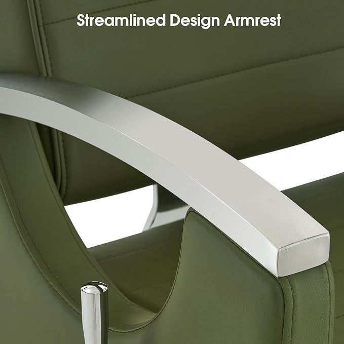 BarberPub Barber Chair for Barbershop,Reclining Salon Chair for Hair Stylist 9180 (Green)