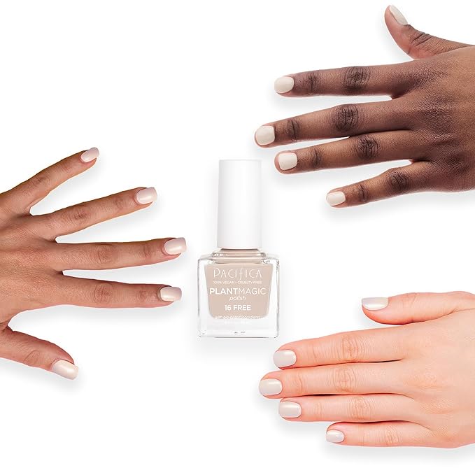 Pacifica Natural Nail Polish – Plant Magic Brown Beige Nail Polish - Plant Based, Non-Toxic & Clinically Tested - Lasting Colors, Glossy Chip-Resistant, Clean Beauty, Dermatologist Approved, Baby Deer