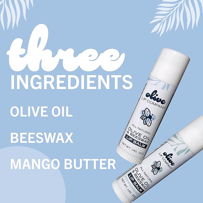 Hydrating Olive Oil and Peppermint Lip Lips