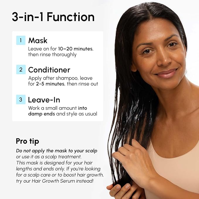 MAREE Deep Conditioning Hair Mask for Damaged Hair Treatment 2 PACK - Keratin Hair Care for Hydrating Growth Repair Moisturizing - Dry Curly Color Treated Frizzy - Tratamiento Mascarilla Para Cabello