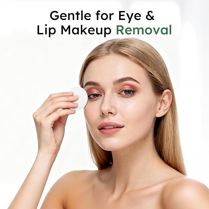 Individually Wrapped Cotton Rounds, Circular Cotton Pads, Individually Packaged, Easy to Carry, Suitable for Travel, Hotels, Business Trips, Camping (2 pcs/Set, 100 Set, in Total 200 pcs)