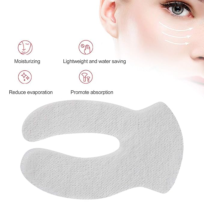 Sonew DIY Beauty Salon Eye Mask, 800pcs, Ultra-Thin, Plant Fibers, Moisturizing, Unisex, Pads, Sheet