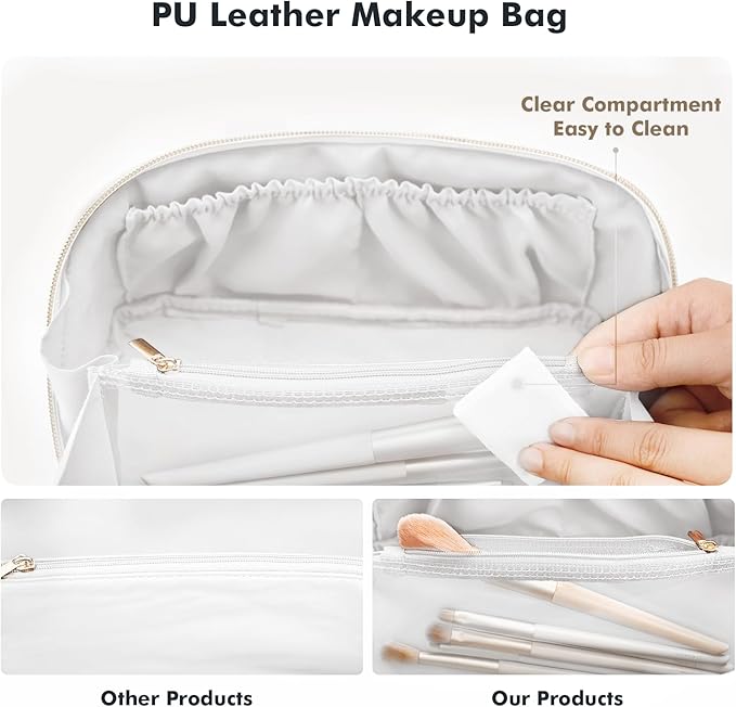 Prite travel cosmetic bag makeup