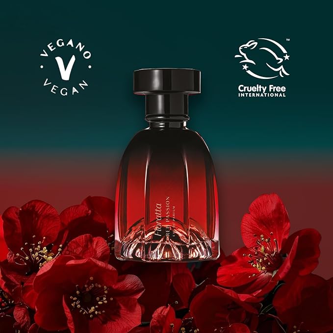 O Boticário Floratta Red Passion Eau de Parfum for Women, Bold Floral Fragrance with Vermont Apple & Amber, Long-Lasting Intensity, 2.5 Ounce (75ml)