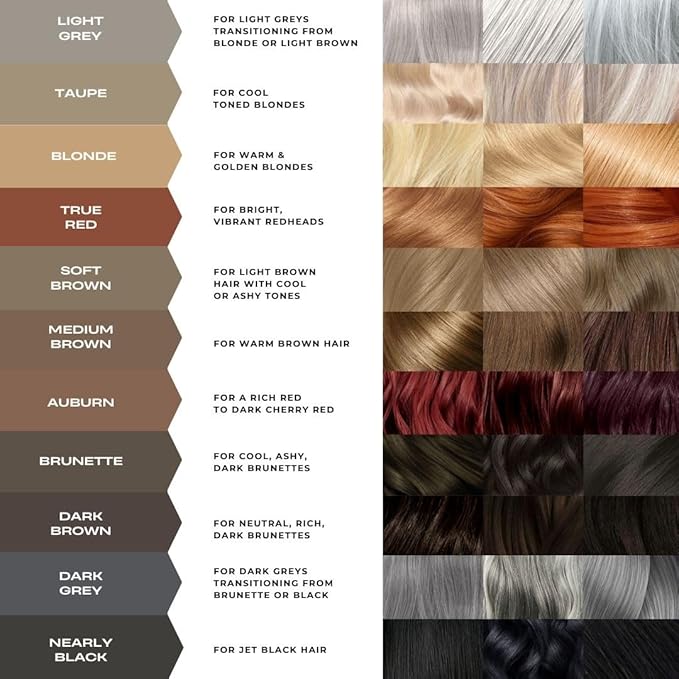 MADLUVV Brow Stamp Refill* - Color Stamp for Brows & Root Touch Up for Women & Men, Instantly Conceal Hair Loss, Grey Hair, Thinning Hair with Stain-Proof/Smudge-Proof Powder Formula (Dark Brown)