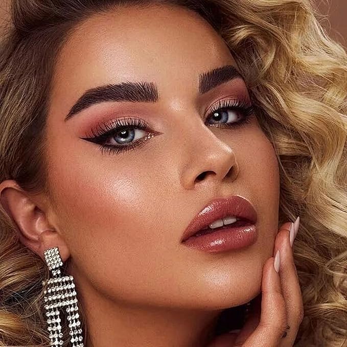 QueenDiary Eyebrow Stain Long Lasting Eyebrow Makeup Smudge-proof Eyebrow Gel Waterproof Transfer-proof Vegan Cruelty-free Eyebrow Gel (Jet Black)