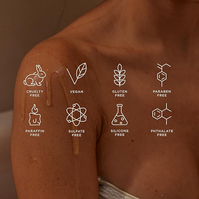 + Lux Unfiltered N°16 Opulent Shower Oil - Body Wash in Tuberose - Full Body Cleansing Oil with Jojoba, Avacado, and Grapeseed - Vegan & Cruelty Free