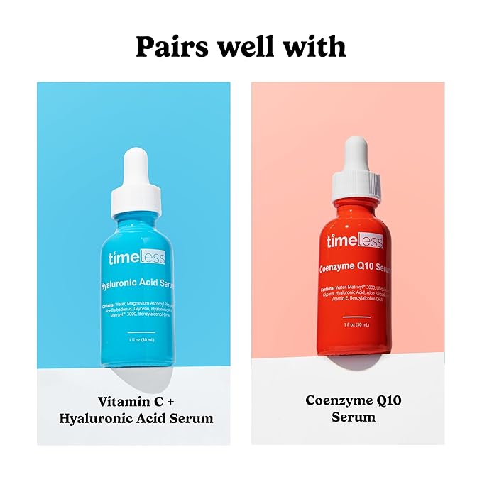 Timeless Skin Care Squalane Oil 100% Pure - Plant-Based Face Oil - Fragrance-Free - For Dry Skin - Moisturizing - 2 oz