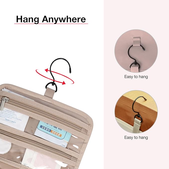 Bagsmart toiletry bag hanging travel