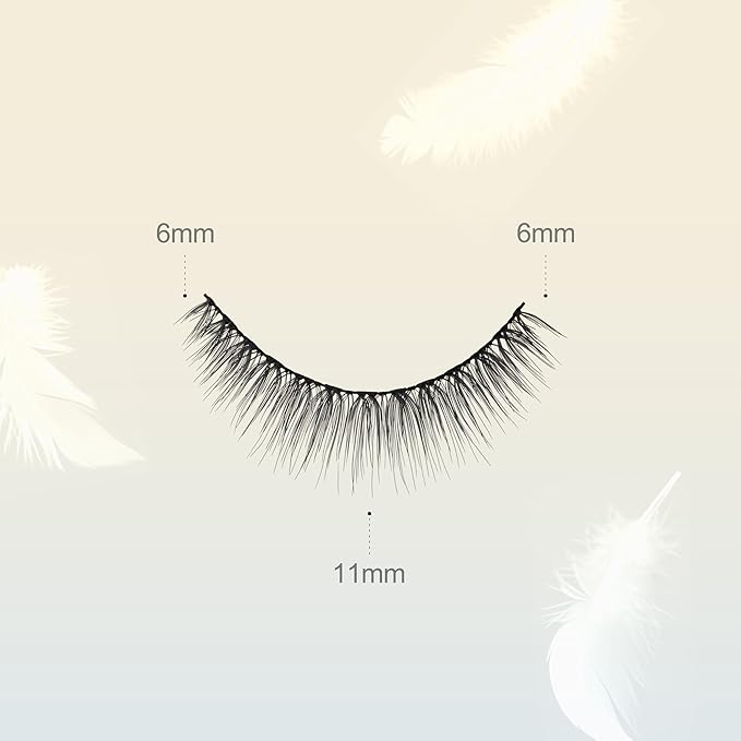 EYEME Eyelash NO.20 – 5 Set Pack with Tweezers, Voluminous False Eyelashes with Dense, Longer Center Fibers for a Bold Eye Look, Easy to Apply, Glue Not Included, K-Beauty