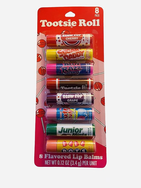 Taste Beauty 8PC Tootsie Roll Flavored Balms