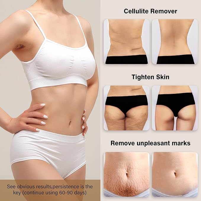 cotsoco Body Sculpting Machine, Cordless Cellulite Massager Tool for Belly, Waist, Neck, Leg, Butt, Arm-Gifts for Women Girls Mum, Pink