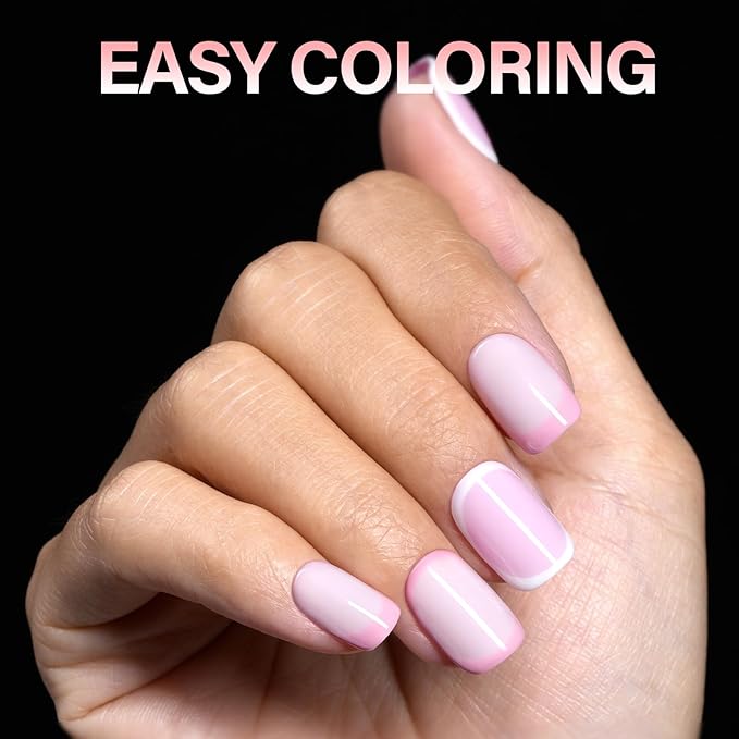 AILLSA Short Square Nail Tips, Fake Thickened Half Matte Nails Tips, Pre-shaped Press on False Nail Tip for Nail Salon 240PCS 15 Sizes with Storage Box