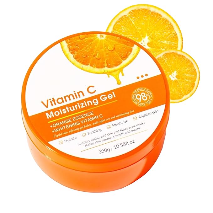 Moisturizing Gel for Face & Body,Non-sticky Gel After Sun Aloe Lotion Skin Care,Fast Absorbing Long Lasting Refreshing Hydrating Face Moisturizer for All Skin Types H