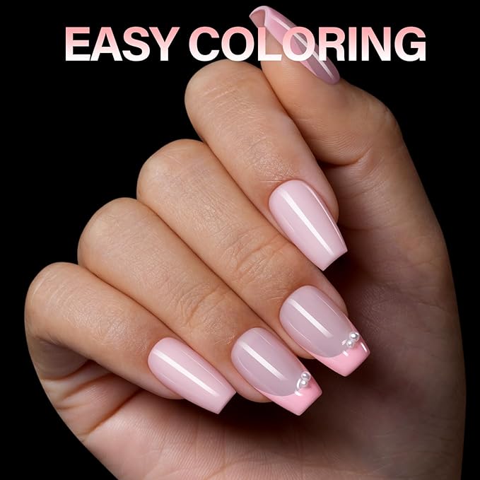 AILLSA Medium Coffin Nail Tips - Pre-shaped False Nail Tips Full Cover Matte Thickened Nails Tips, Fake Nails 240pcs 15 Sizes for DIY