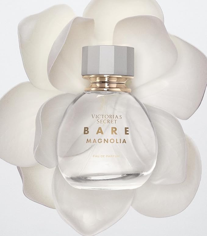 Victoria's Secret Bare Magnolia Eau de Parfum, Notes of Orange Flower, Wood & Vanilla Musk, Perfumes for Women (1.7 oz)