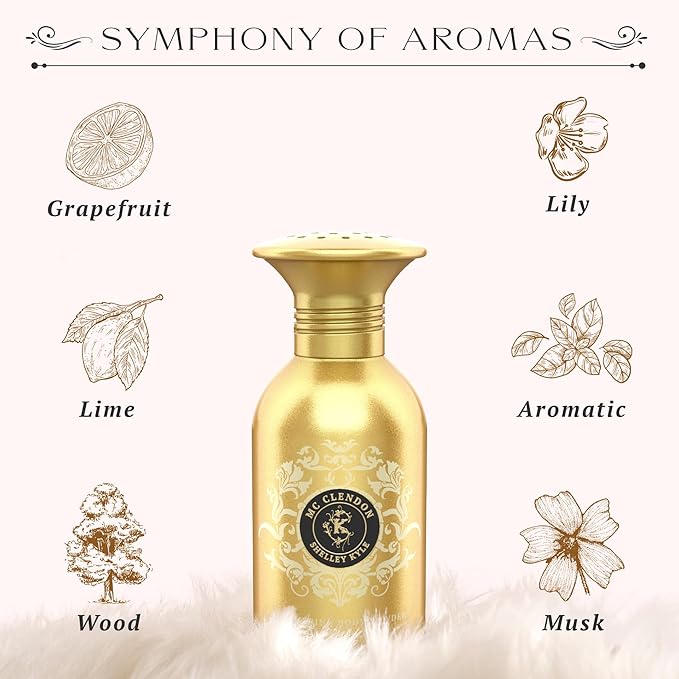 Mcclendon Talc Free Shimmer Powder, Body Powder, Dusting Powder, Leaves Skin Soft, Dry, Smooth, and Shimmering, 48g