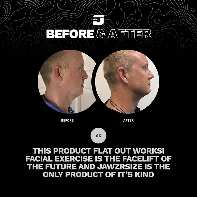 Jawzrsize Athletic Bundle Jaw Enhancer - Jaw, Face, and Neck Exerciser, Helps Reduce Stress and Cravings - Facial Exercise (Pop N Go & Custom Fit (Beg., Adv., & Elite), Green & Blue)