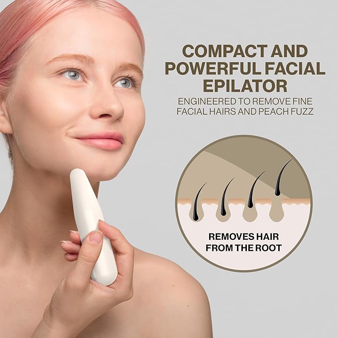 Epilady Hair Removal Device Bundle | Legend Series 2 – Rechargeable Hair Remover for Women | Epi-Wand – Facial Hair Removal for Women | Epilator for Women and Peach Fuzz Remover for Women