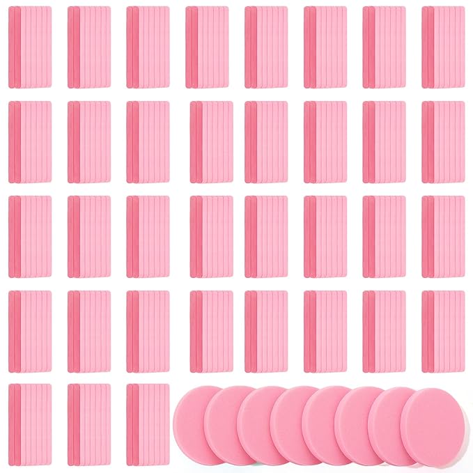 Mifoci 960 Pieces Pink Compressed Facial Sponges for Estheticians, Makeup Removal Sponge Pads for Women Spa Exfoliating Face