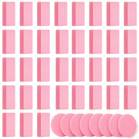 Mifoci 960 Pieces Pink Compressed Facial Sponges for Estheticians, Makeup Removal Sponge Pads for Women Spa Exfoliating Face