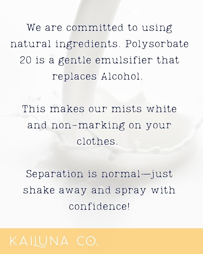 Cocoa Butter Cashmere Natural Hair & Body Mist Spray, Pure Essential and Fragrance Oils, Alcohol-Free, Handmade in California, 0.5Fl Oz