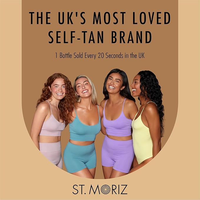 St. Moriz Advanced Self Tanning Drops for Face, Tan Boosting Face Drops (0.51 Fl Oz) - Self Tanner Bronzing Drops for Face - Face Tanning Drops to Add to Moisturizer