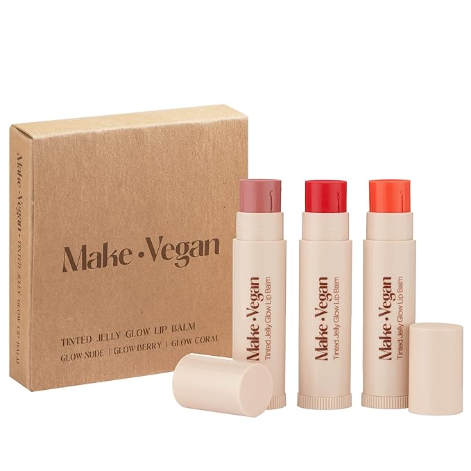 Vegan Tinted, Lip Moisturizer Gifts Sets Animals