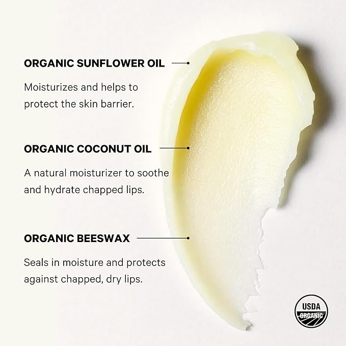 Wellness Jumbo Lip Balm - Sweet Vanilla Organic Flavored Balm (2 Pack)