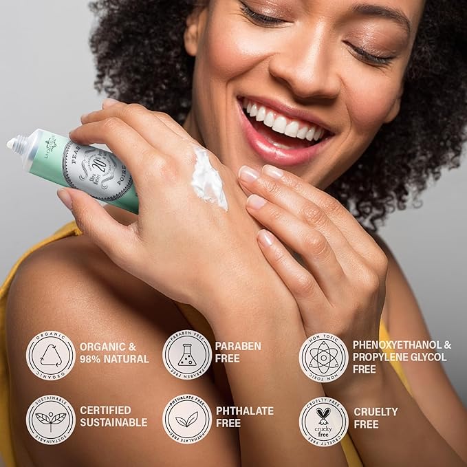 La Chatelaine 20% Shea Butter Hand Cream, Travel Size 1 fl oz with Organic Argan Oil, Moisturizing, Nourishing, Repairing, Non-Greasy Formula, Made in France, Paraben Free - Pear