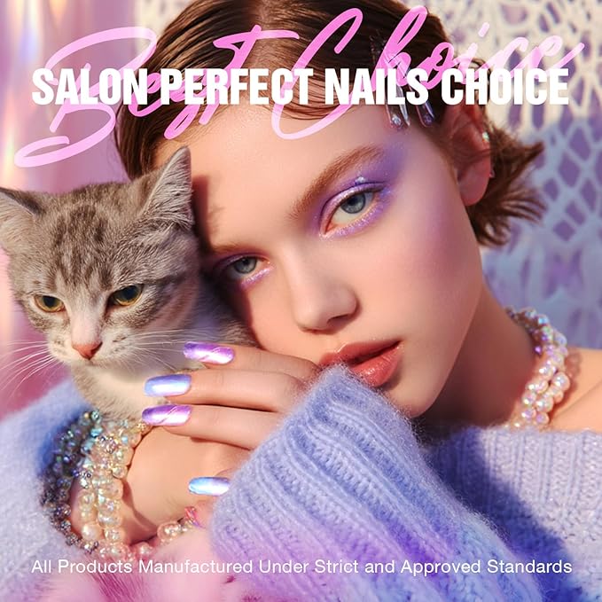 MEFA 12 Colors Gel Nail Polish Set Chameleon Gel Polish Kit with Purple Blue Green Soak Off Nude Brown Heart Glow Collection Manicure Gifts for Women Girl DIY Salon Home