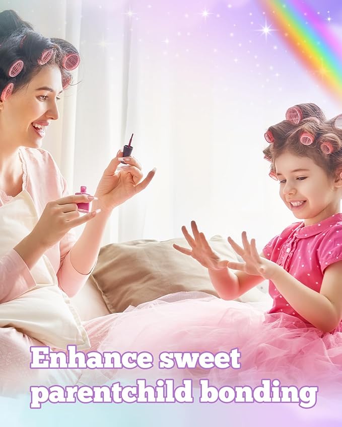 krofaue Kids Nail Tips with Handle - 240Pcs Soft Gel Press on Nails for Girls & Children for Easy DIY Nail Tips Art, 12 Sizes Fingernail Decoration