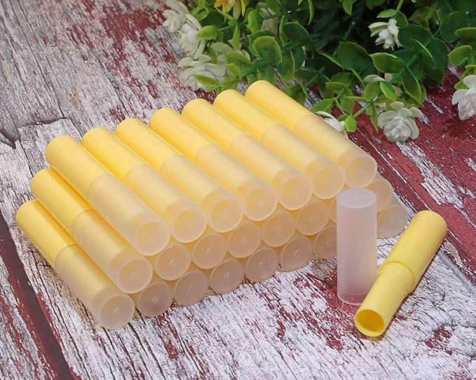 0.14oz Empty Flavored Lip Balm Container (Yellow)