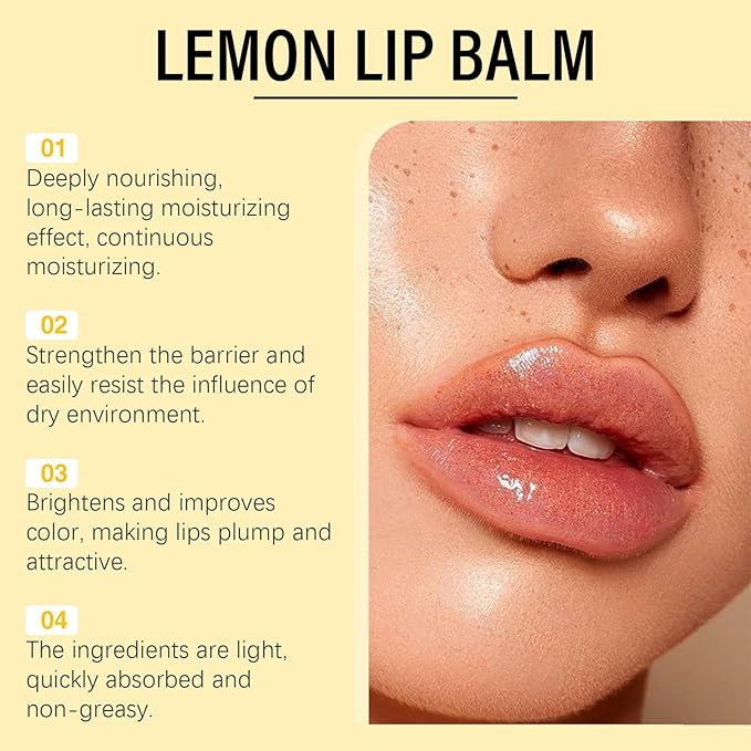 Lemon Lip Balm | All Natural Effortlessly