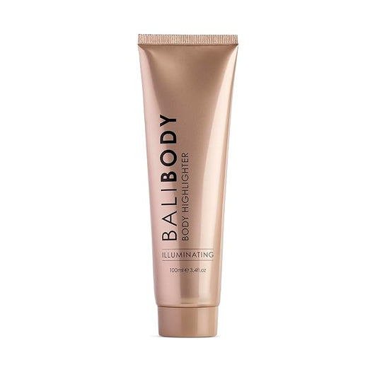 Bali Body Body Highlighter | Shimmering Luminizer, Hydrating Light Reflecting Technology | Flawless Finish for All Skin Types | Vegan, Cruelty Free, Australian Made (100 ml/3.4 fl oz)