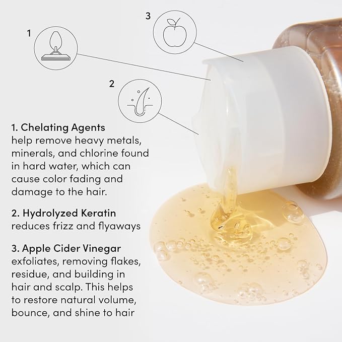 OUAI Detox Shampoo (10 fl oz) & Anti-Dandruff Deluxe Size (1 fl oz) Bundle - Soothing, Clarifying Shampoo Set for Dry, Flaky Scalp - Removes Dirt & Build Up (2 Count)