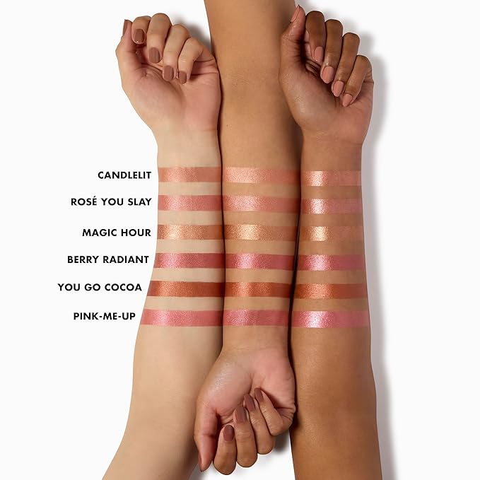 e.l.f. Halo Glow Blush Beauty Wand, Liquid Blush Wand For Radiant, Flushed Cheeks, Infused With Squalane, Vegan & Cruelty-free, Berry Radiant