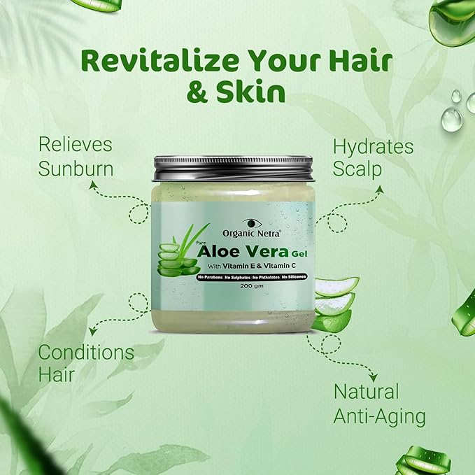 Organic Netra Pure Aloe Vera Gel