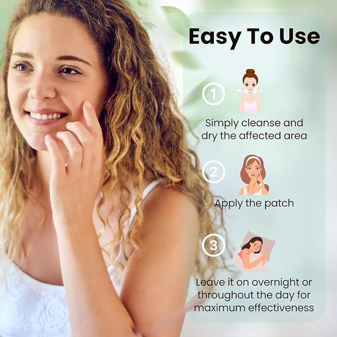 Dual Nature Advanced Formula Hydrocolloid Blemish Patches 12mm - Infused with Tea Tree Leaf, Lavender Extract & Salicylic Acid - Fights Blemishes, Soothe and Calms - Skin All Skin Types (30 Count)