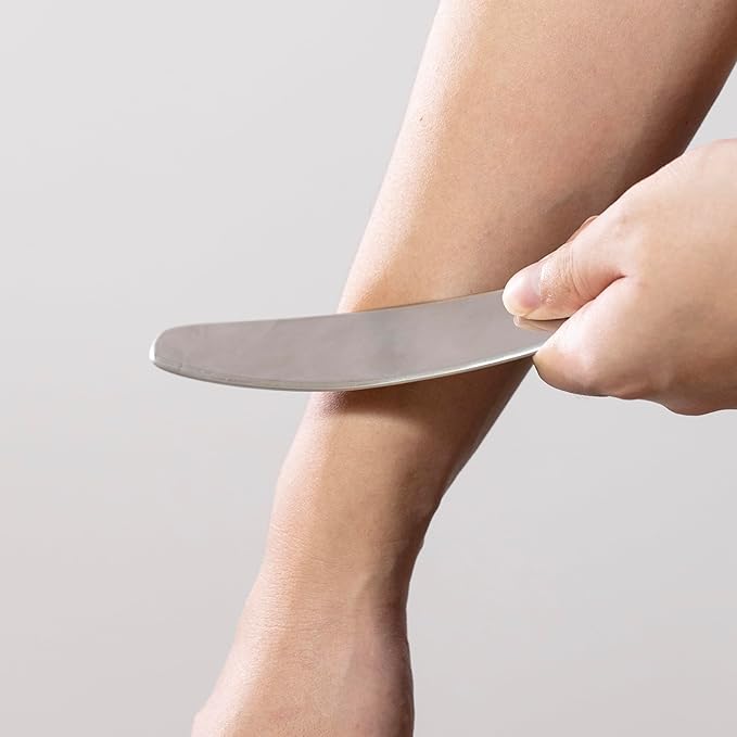 Gua sha Set, IASTM Tool Gua Sha Stainless Steel Muscle Scraper Set of 6 Picese for Soft Tissue Therapy and Reduce Arms,Legs,Back, Shoulder Muscle Pain(6C pcs)…