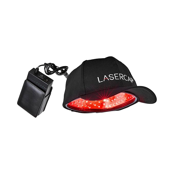 LaserCap HD 224 – Professional Red Light Therapy Cap for Hair Growth – FDA Cleared Alopecia & Thinning Hair Treatment for Men & Women – 224 Medical-Grade Lasers, Cordless Rechargeable Design