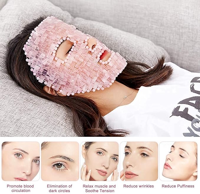 Rose quartz mask??00% all natural