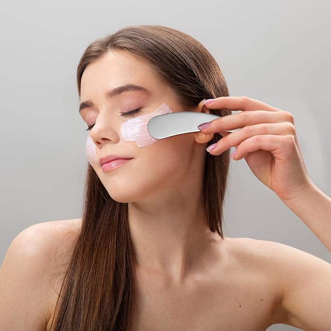 minkissy Makeup Spatula Small Metal Cosmetic Spatula Stainless